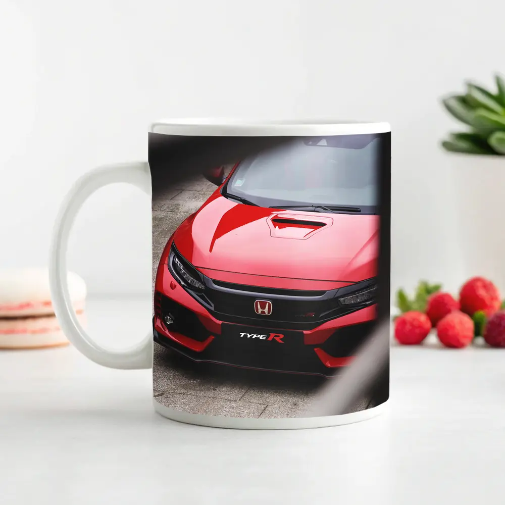 Honda Civic Type R Red Front View – Mugs