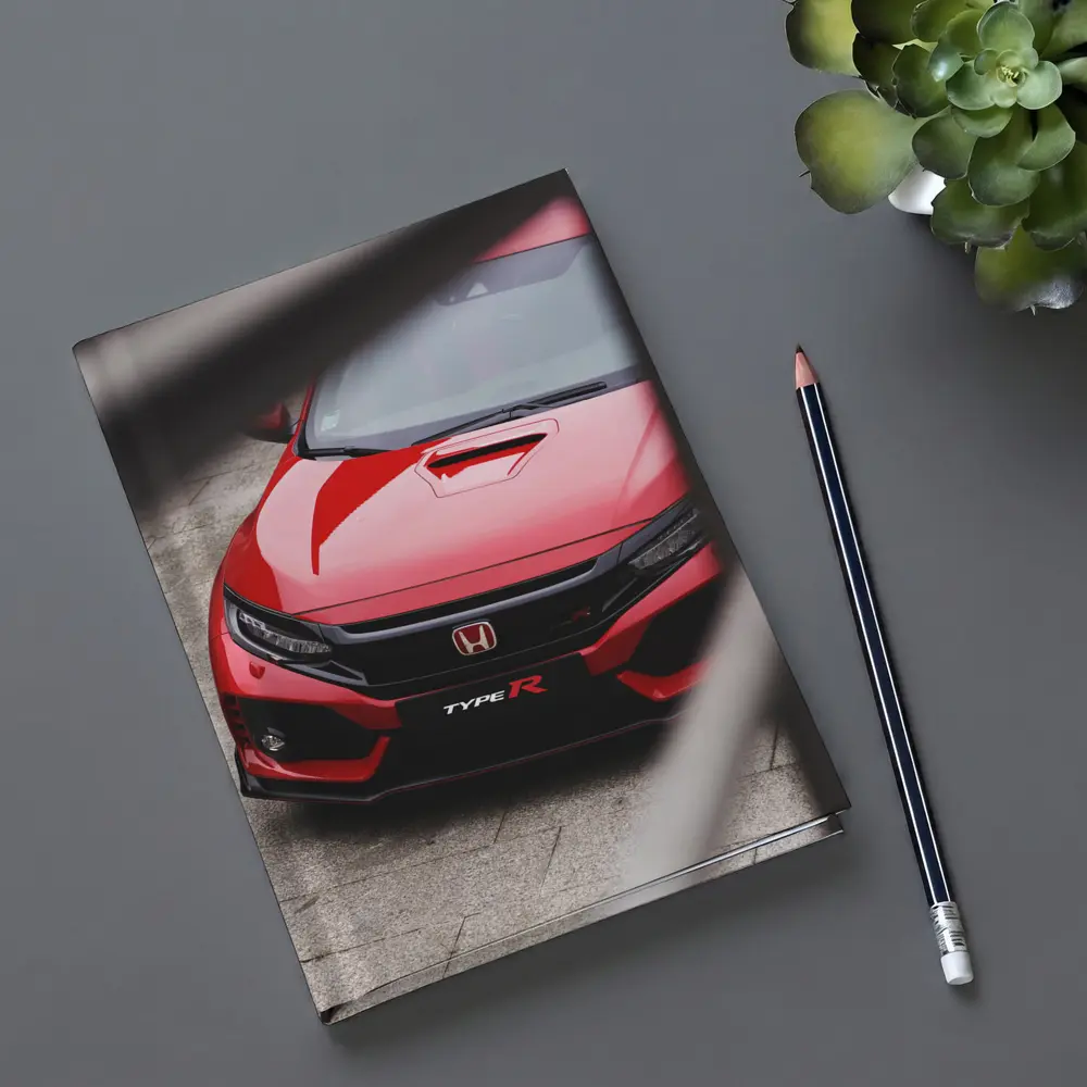 Honda Civic Type R Red Front View – Notebooks