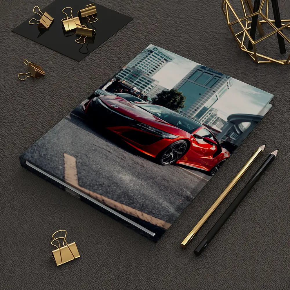 Honda NSX Red Supercar City Street – Notebooks