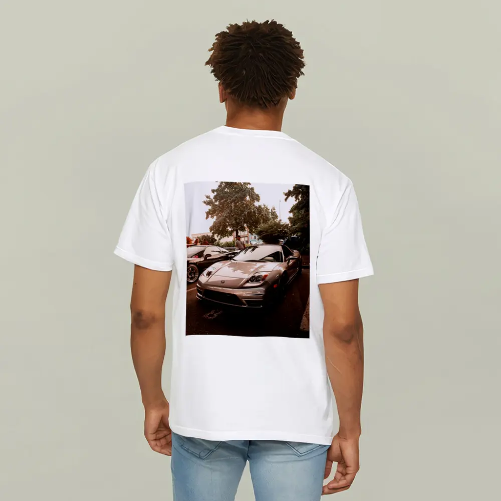 Acura NSX Silver Sports Car Parking Lot – T-Shirts