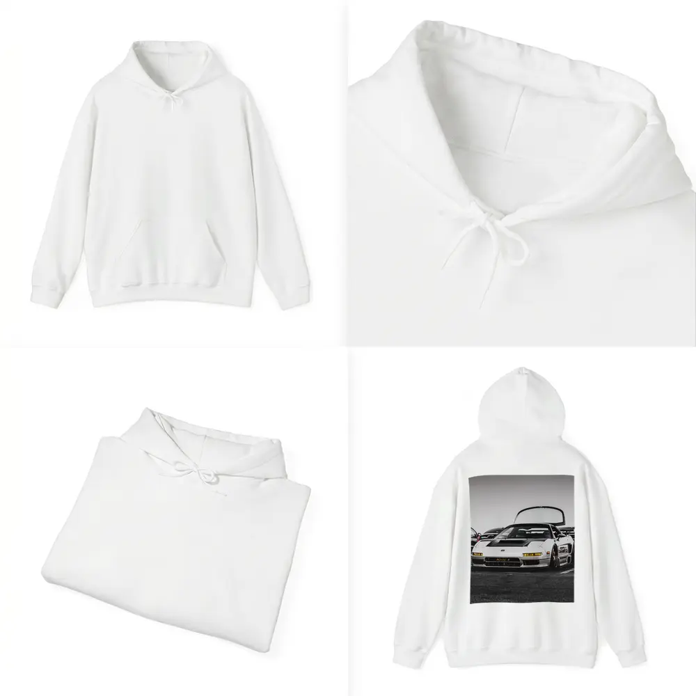 Acura NSX White Wide Body Car Meet – Hoodies