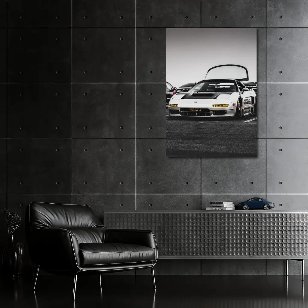 Acura NSX White Wide Body Car Meet – Wall Art