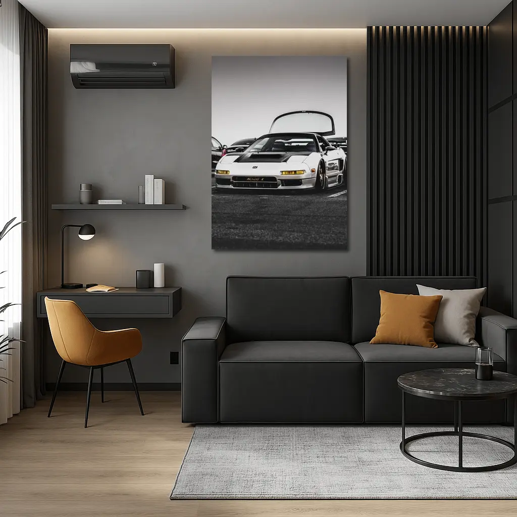 Acura NSX White Wide Body Car Meet – Wall Art