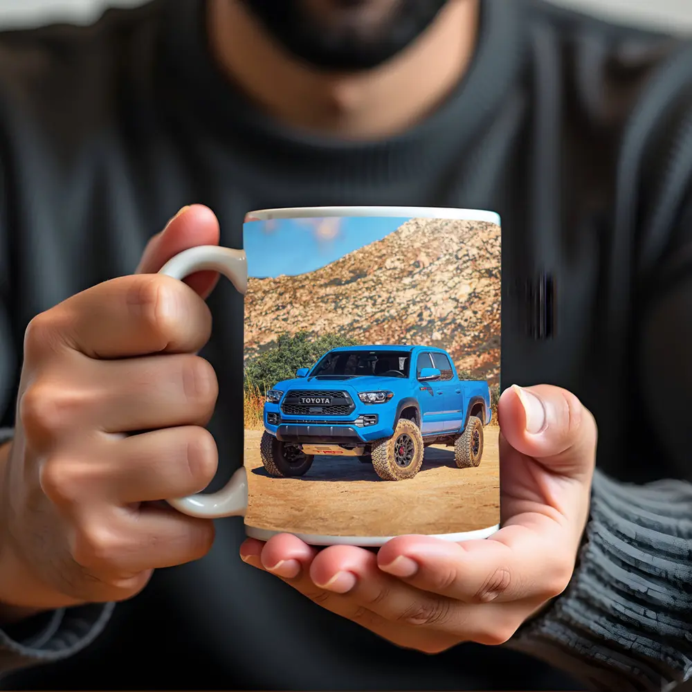 Toyota Tacoma TRD Blue Truck Dirt Trail – Mugs