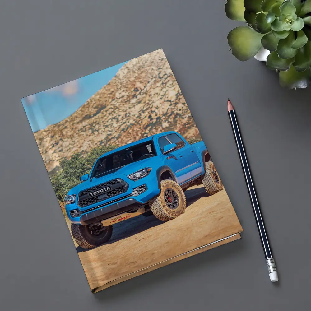 Toyota Tacoma TRD Blue Truck Dirt Trail – Notebooks
