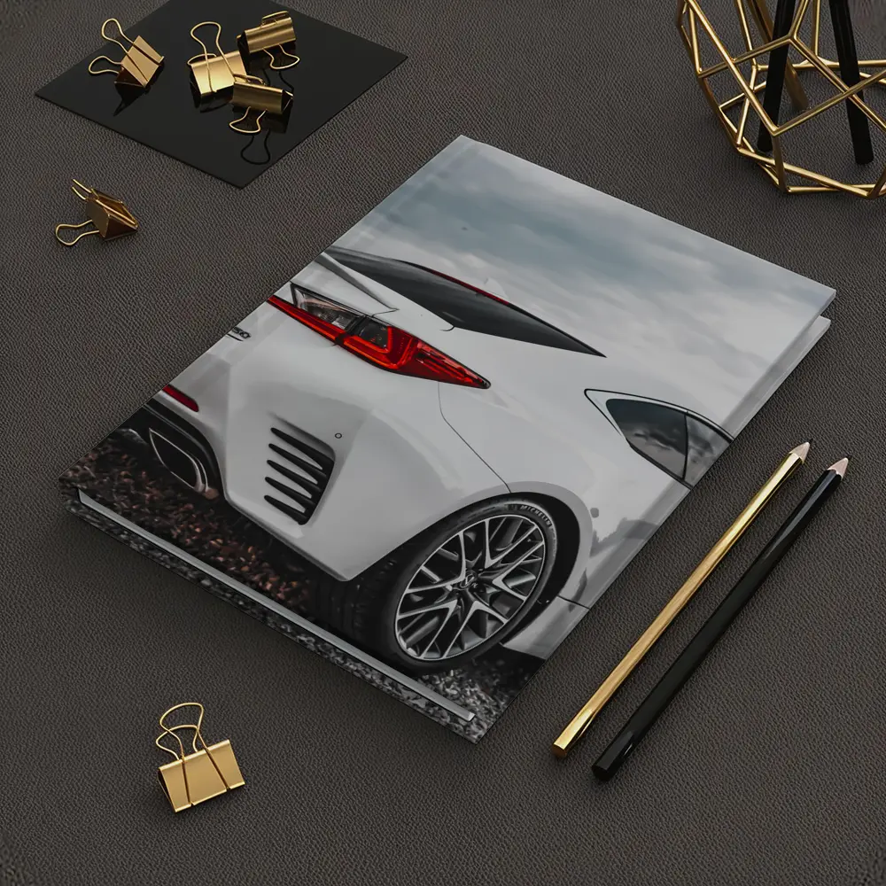 Lexus RC 350 White Coupe Cloudy Sky – Notebooks