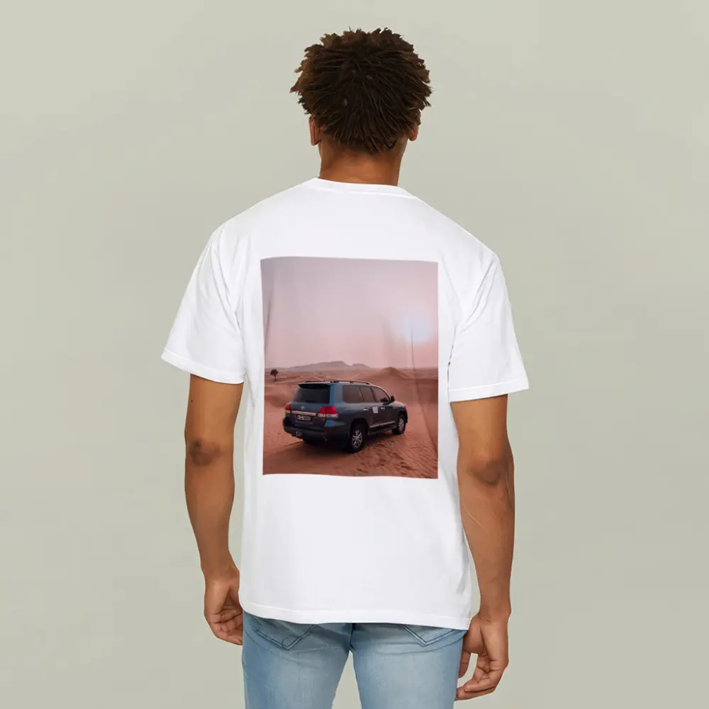 Toyota Land Cruiser Desert Sand Dunes Sunset – T-Shirts