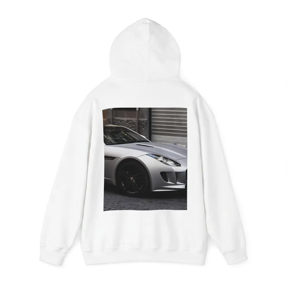 Jaguar F-Type Coupe Parked City Street – Hoodies
