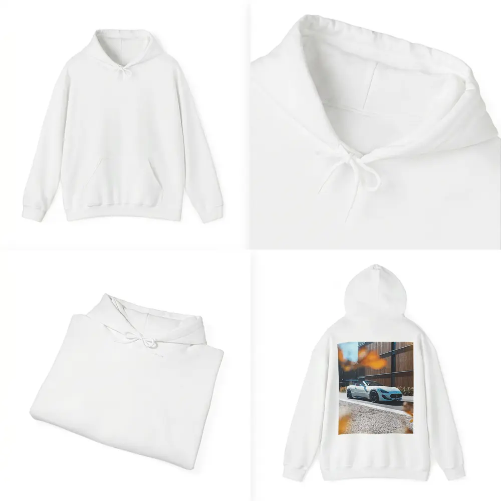 Maserati GranTurismo Convertible White Urban Street – Hoodies