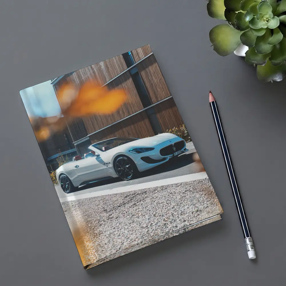 Maserati GranTurismo Convertible White Urban Street – Notebooks