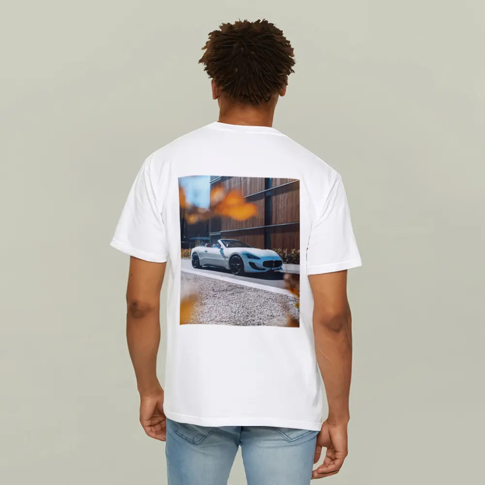 Maserati GranTurismo Convertible White Urban Street – T-Shirts