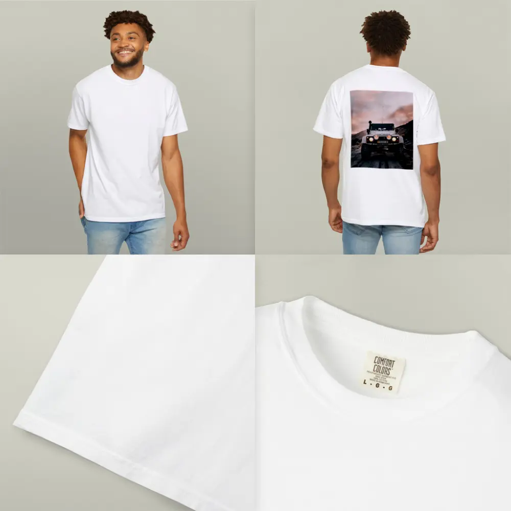 Land Rover Defender White Off Road Trail – T-Shirts