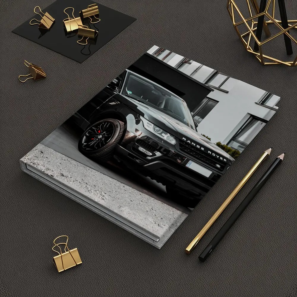 Black Range Rover Sport Parked Outside House – Notebooks