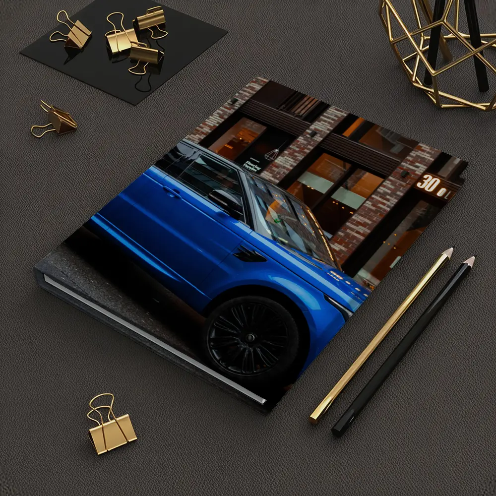 Range Rover Sport Blue Urban Street Scene – Notebooks