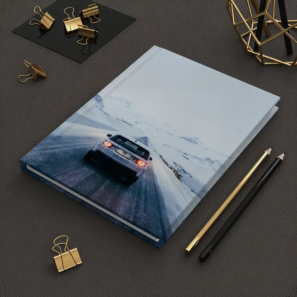 Land Rover Discovery Snowy Mountain Road – Notebooks
