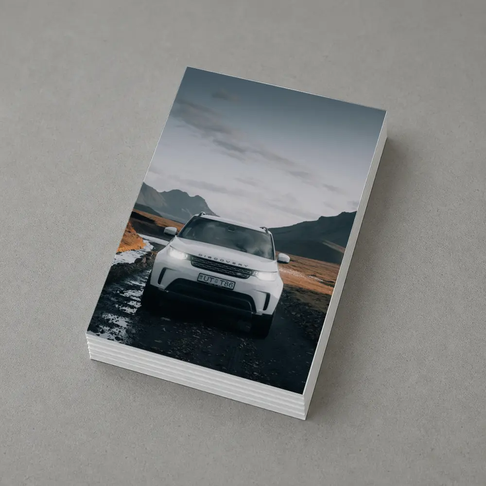 Land Rover Discovery on Rugged Mountain Road – Postcards