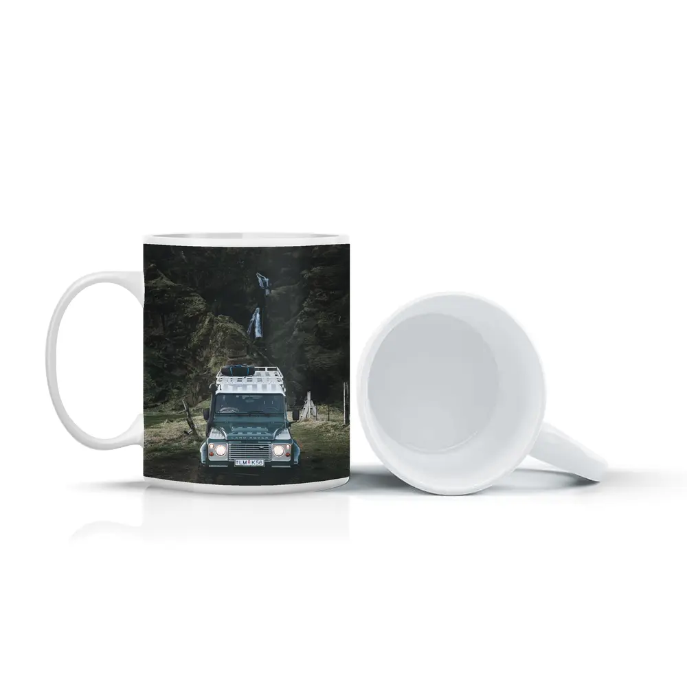 Land Rover Defender Dark Canyon Waterfall – Mugs
