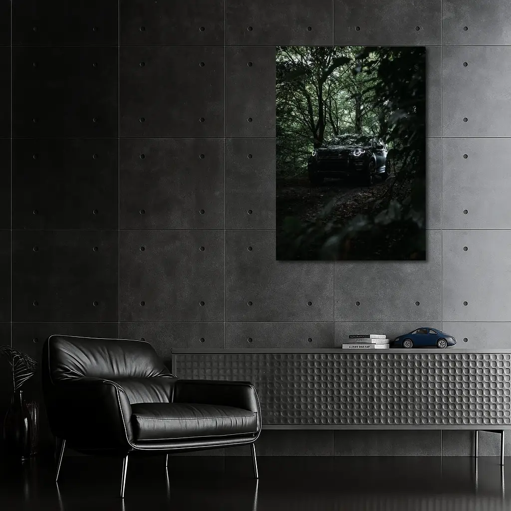 Land Rover Discovery Dark Forest Trail – Wall Art