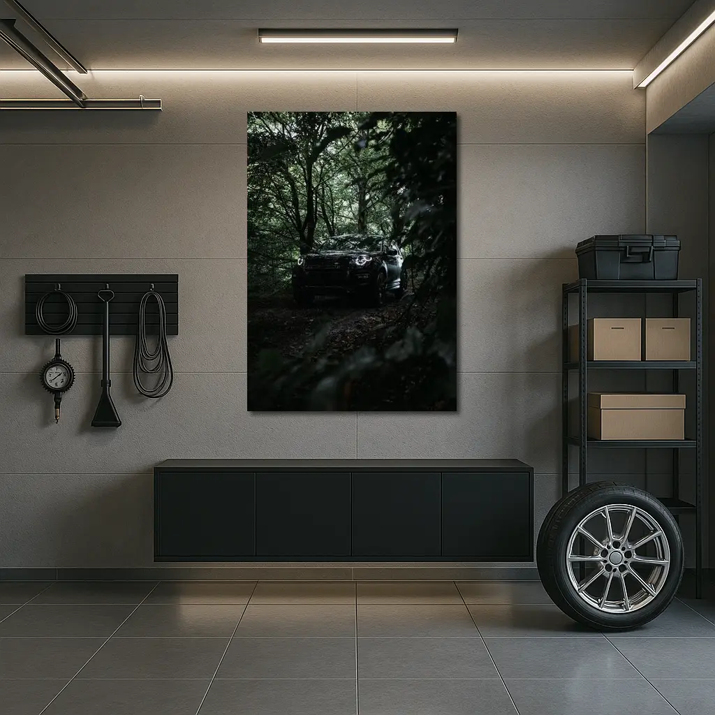 Land Rover Discovery Dark Forest Trail – Wall Art