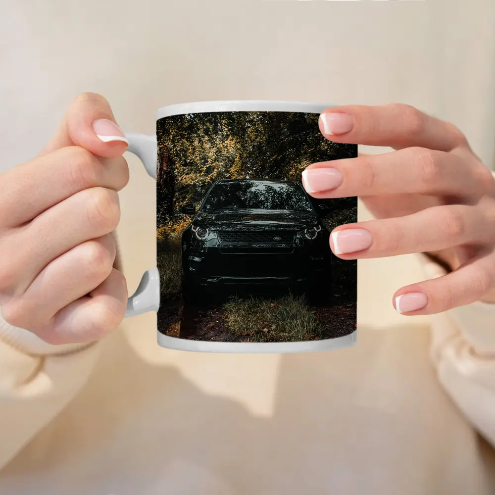 Black Land Rover Discovery Forest Trail – Mugs