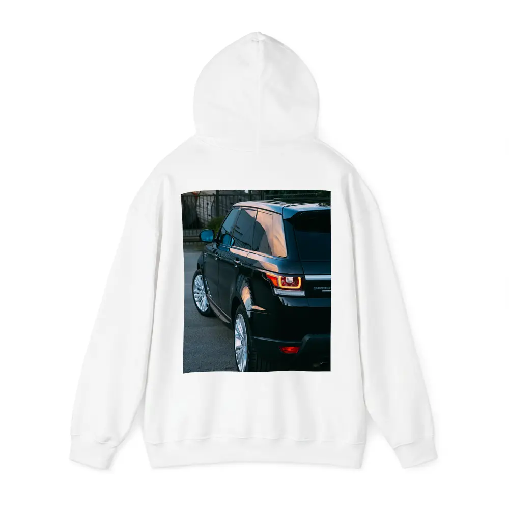 Range Rover Sport Black SUV Parking Lot – Hoodies