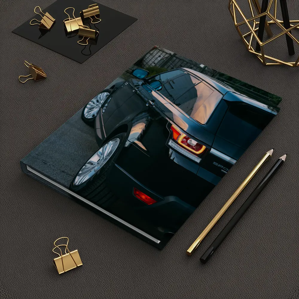 Range Rover Sport Black SUV Parking Lot – Notebooks