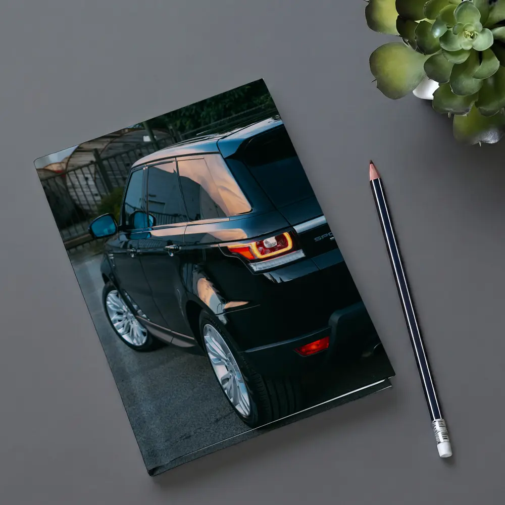 Range Rover Sport Black SUV Parking Lot – Notebooks