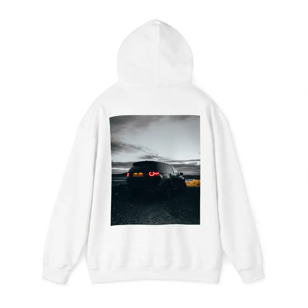 Black Land Rover Discovery Moody Dusk Sky – Hoodies