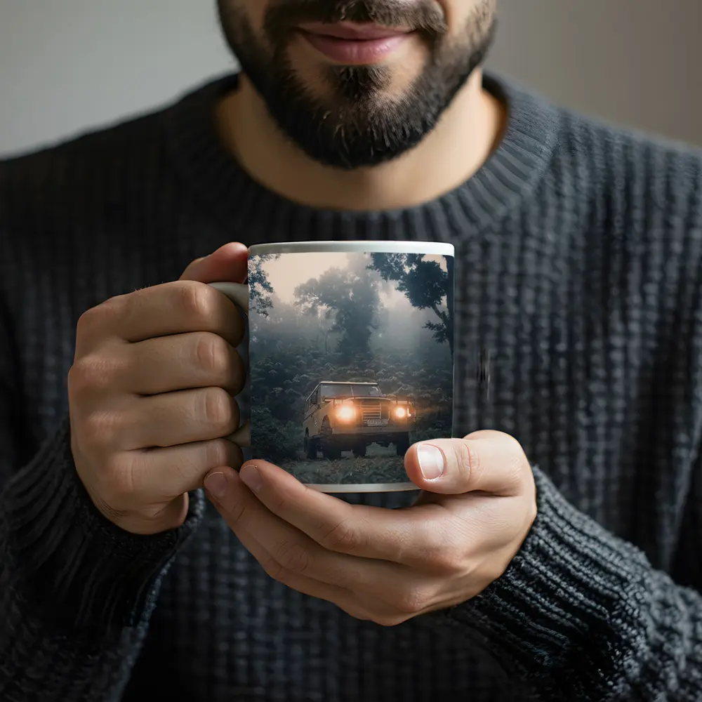 Land Rover Defender Misty Jungle Forest Trail – Mugs