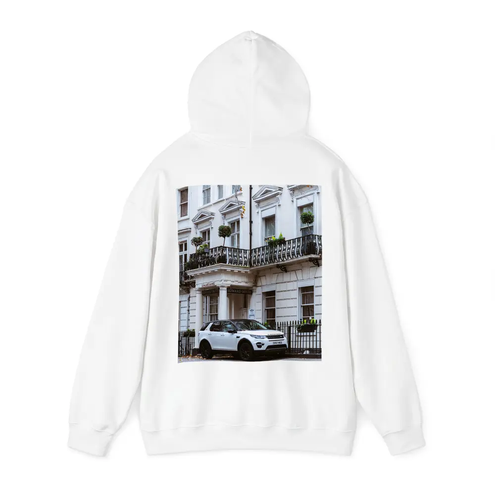 White Land Rover Discovery London Hotel Street – Hoodies