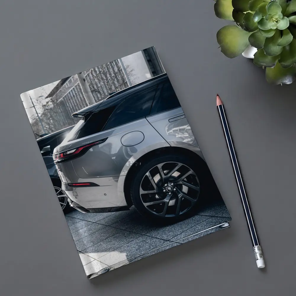 Range Rover Velar Silver SUV Urban Street – Notebooks