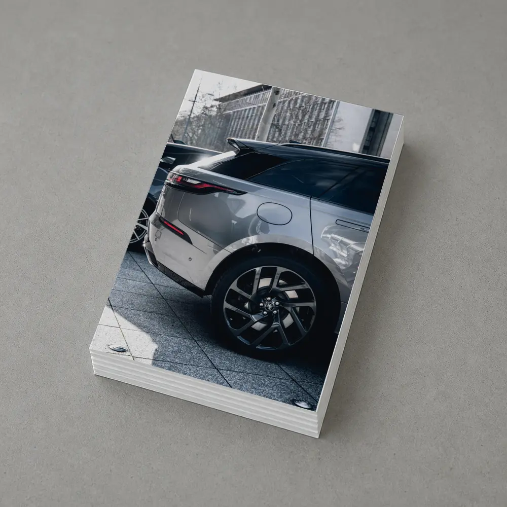 Range Rover Velar Silver SUV Urban Street – Postcards