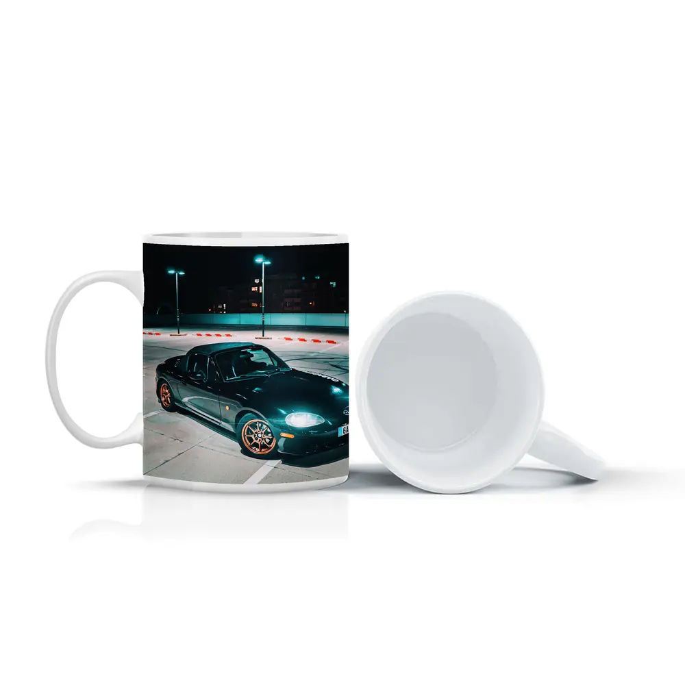 Mazda MX-5 Night Parking Lot Dark – Mugs