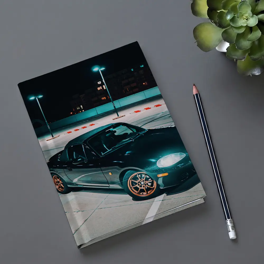Mazda MX-5 Night Parking Lot Dark – Notebooks