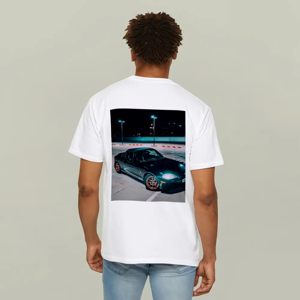 Mazda MX-5 Night Parking Lot Dark – T-Shirts