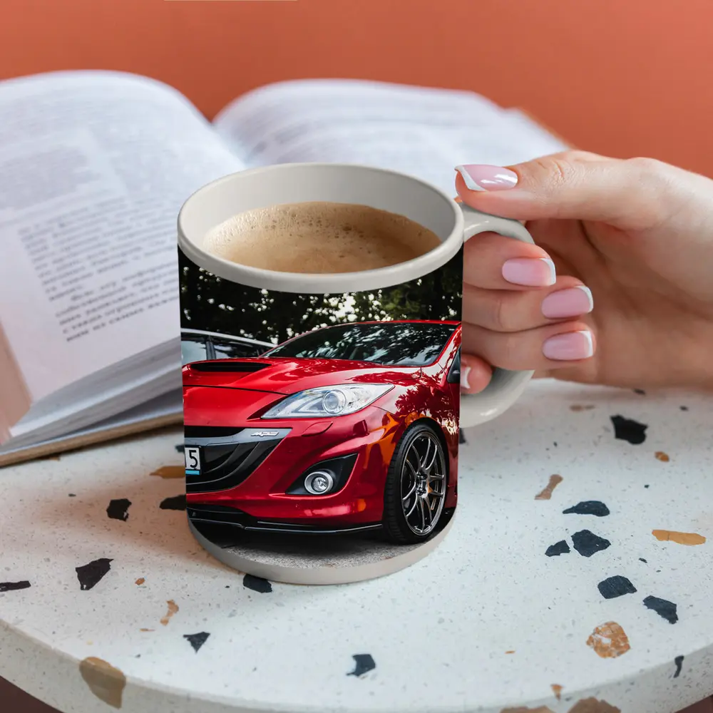 Mazda MazdaSpeed Three Red Stance Meet – Mugs