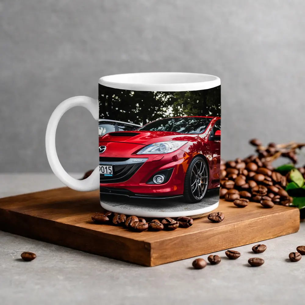 Mazda MazdaSpeed Three Red Stance Meet – Mugs
