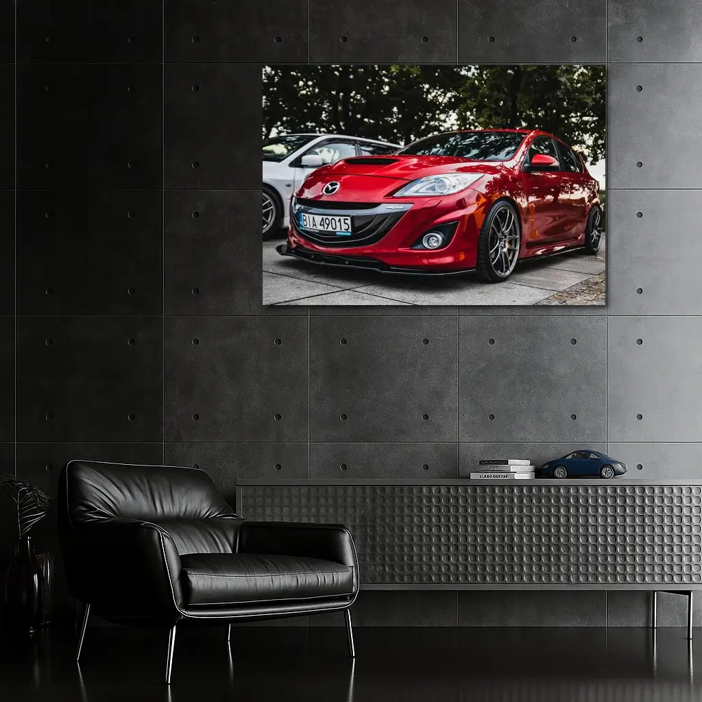 Mazda Mazda 3 MPS Red Stance Meet – Wall Art