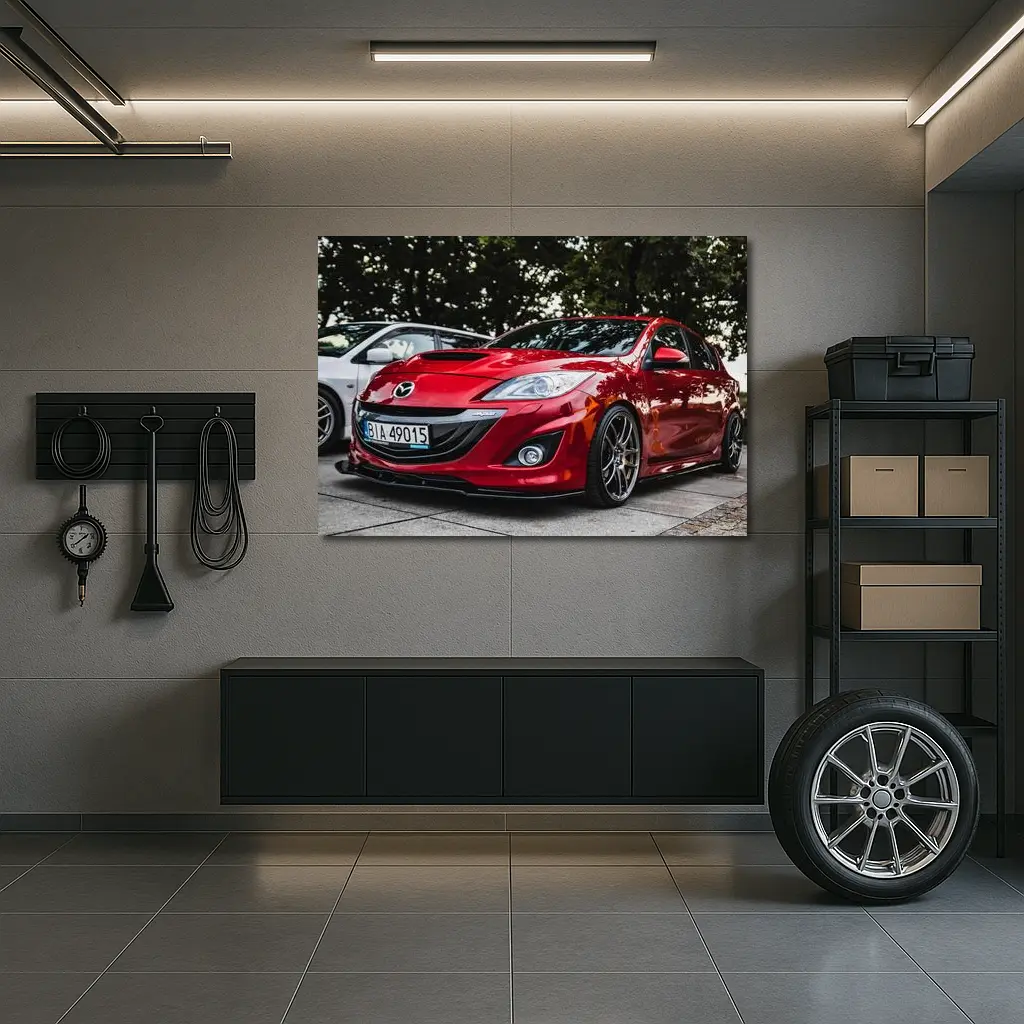 Mazda Mazda 3 MPS Red Stance Meet – Wall Art