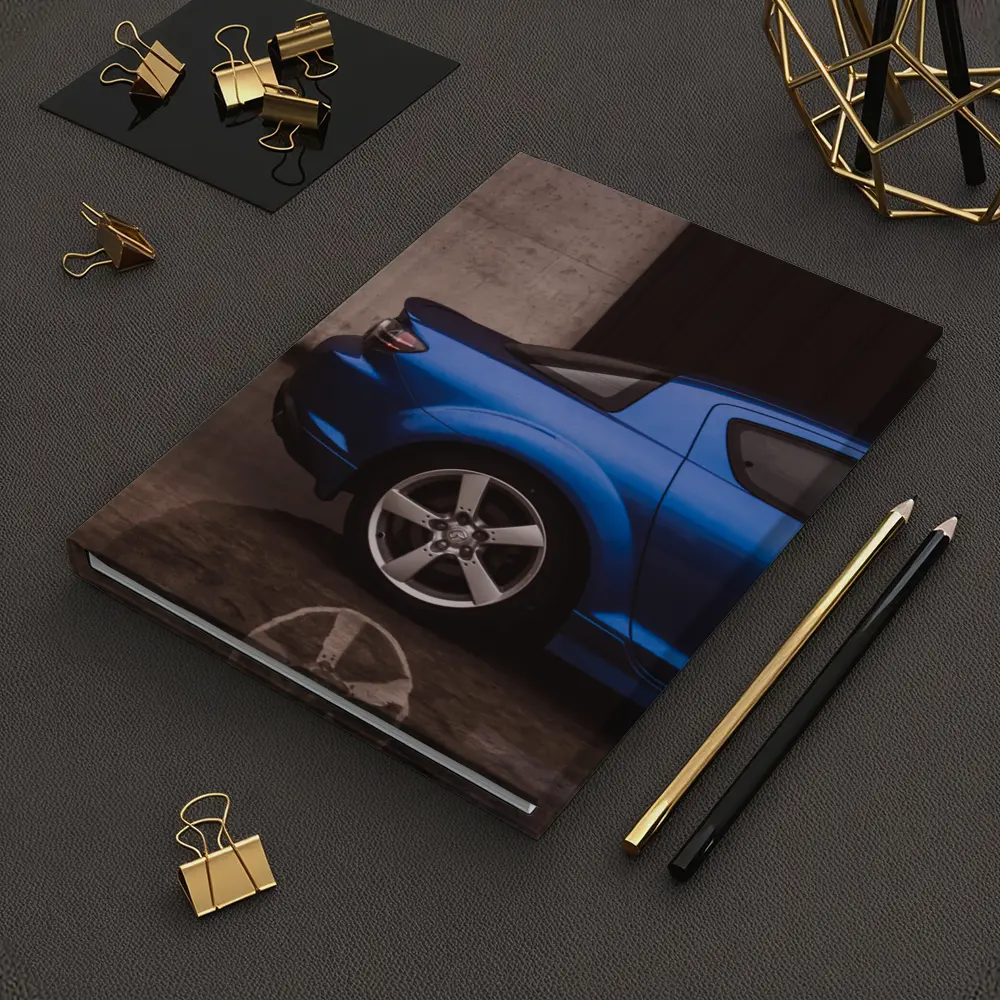 Mazda RX-8 Blue Rear Garage Setting – Notebooks