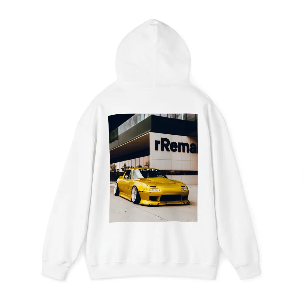 Yellow Mazda MX5 Slammed Street Night – Hoodies