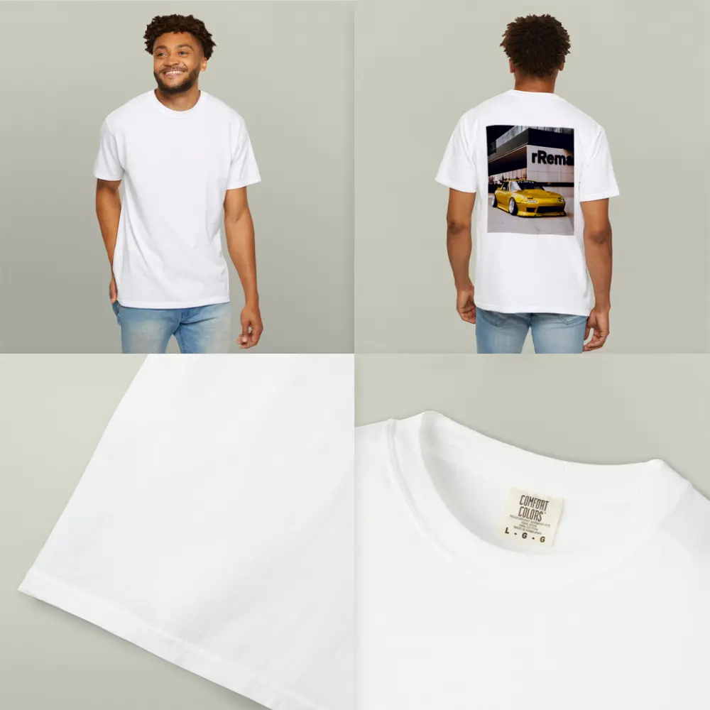 Yellow Mazda MX5 Slammed Street Night – T-Shirts