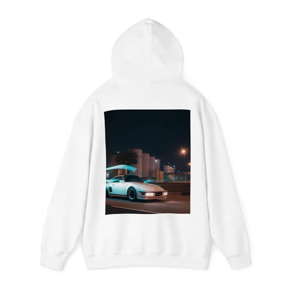 Porsche 911 Turbo White Night Street – Hoodies