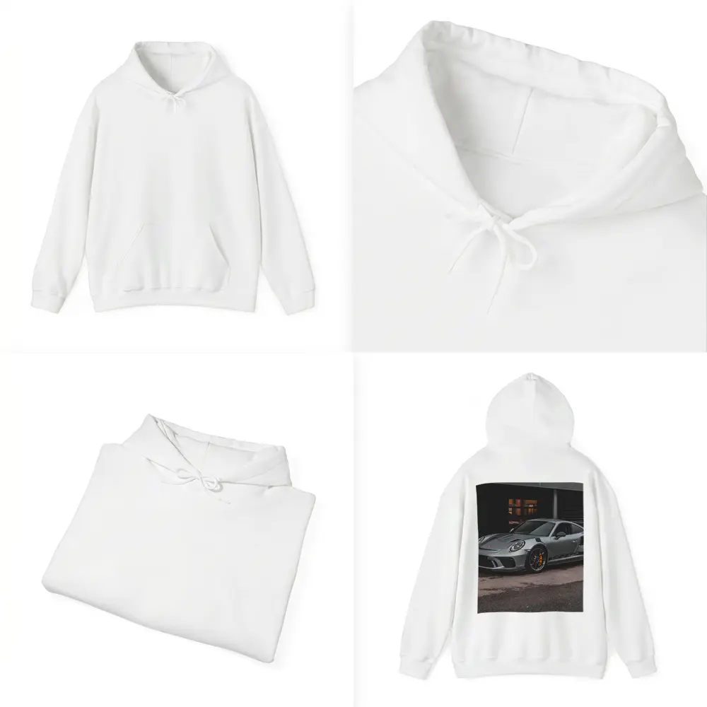 Porsche 911 GT3 RS Silver Street – Hoodies