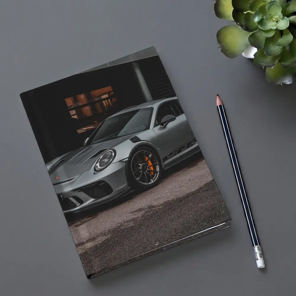 Porsche 911 GT3 RS Silver Street – Notebooks