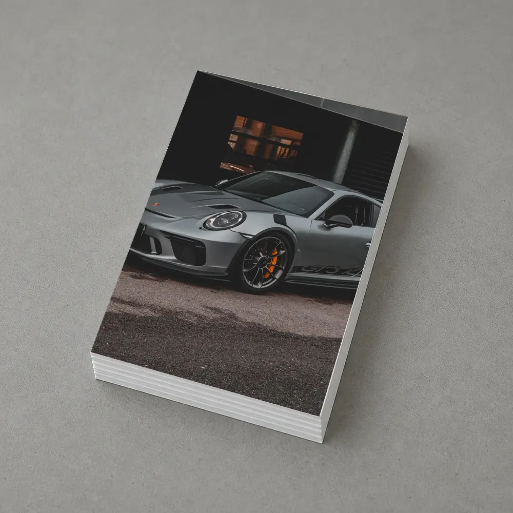 Porsche 911 GT3 RS Silver Street – Postcards