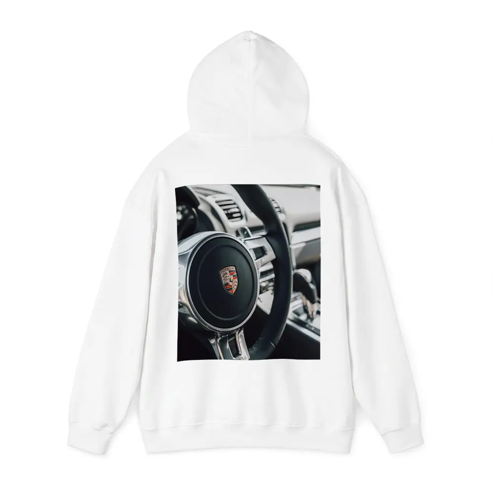 Porsche Steering Wheel Interior Dashboard Close Up – Hoodies
