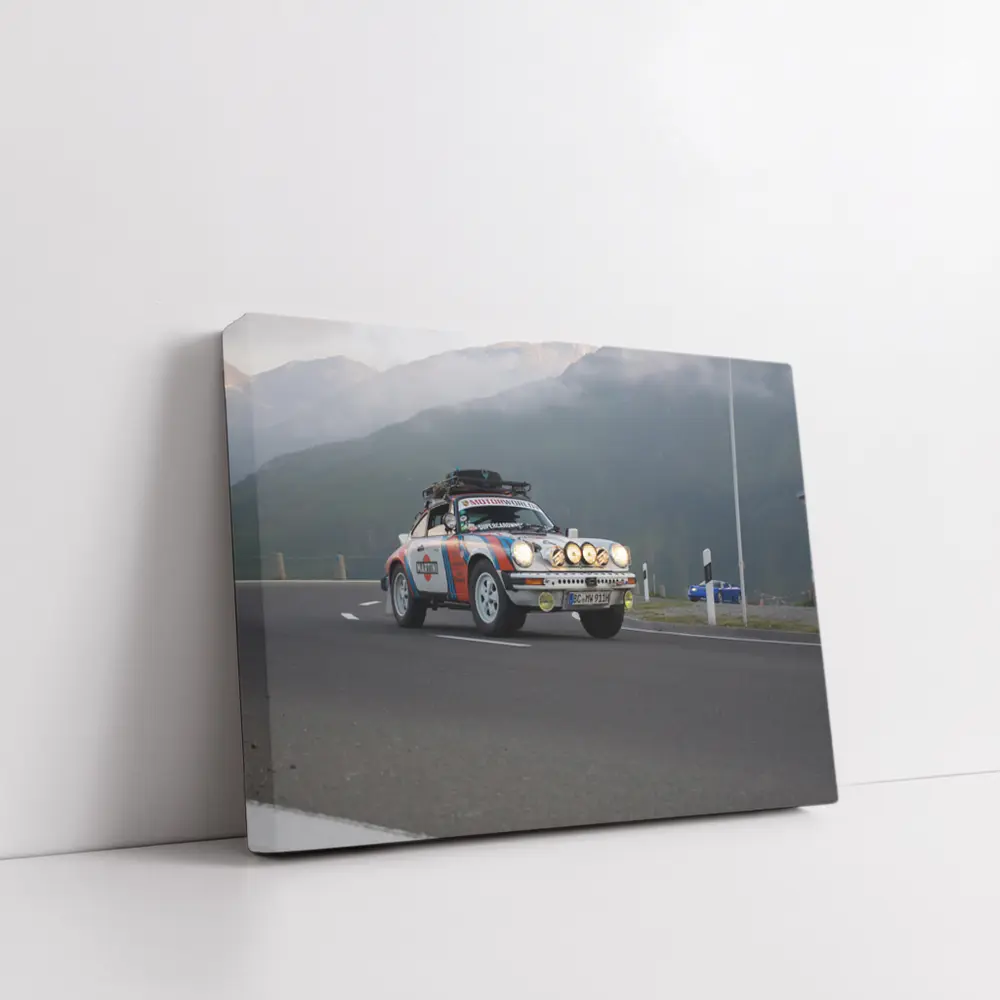 Porsche 911 Rally Car Mountain Road – Wall Art