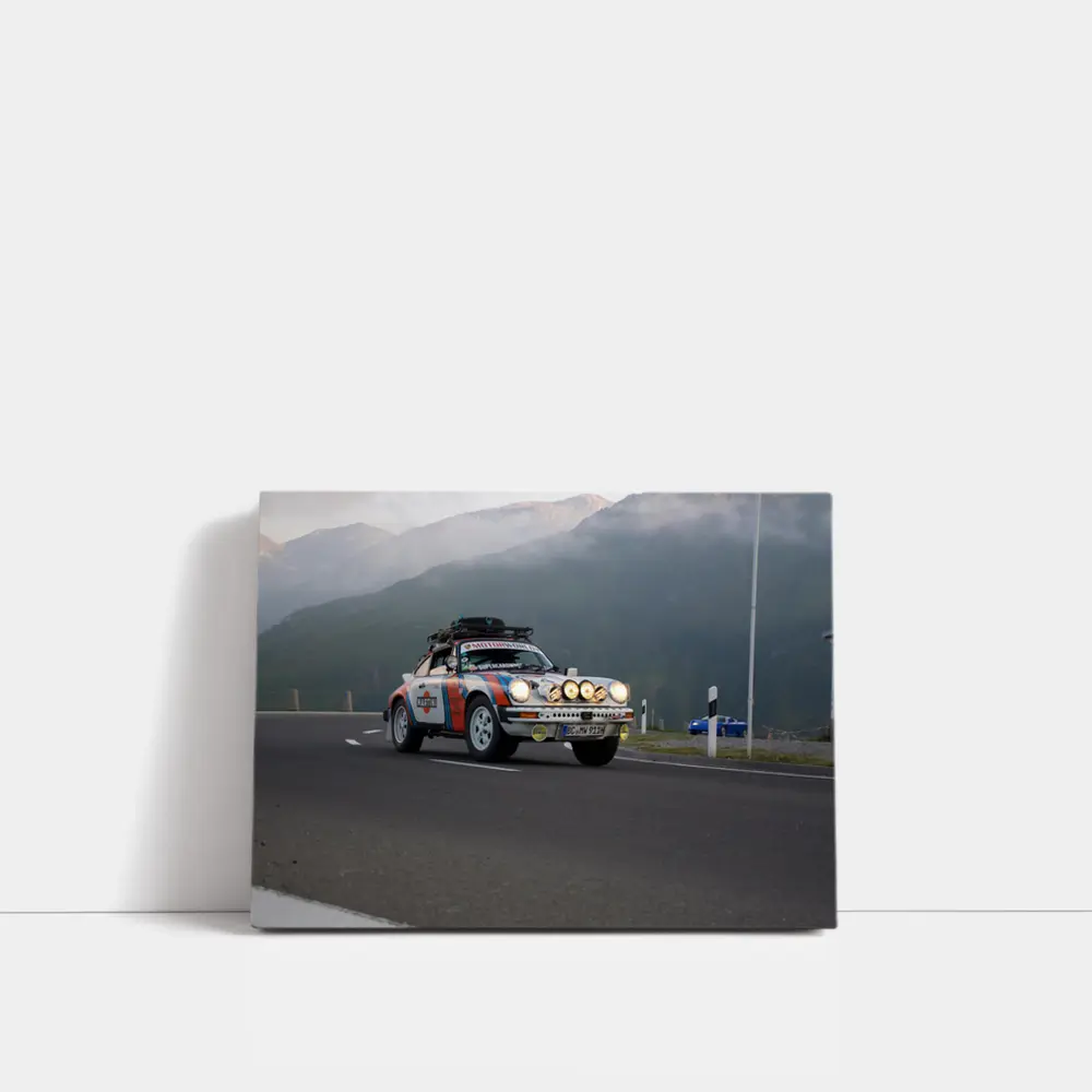 Porsche 911 Rally Car Mountain Road – Wall Art