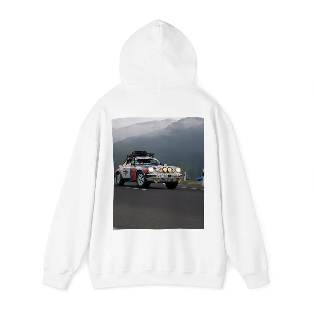 Porsche 911 Rally Car Mountain Road – Hoodies